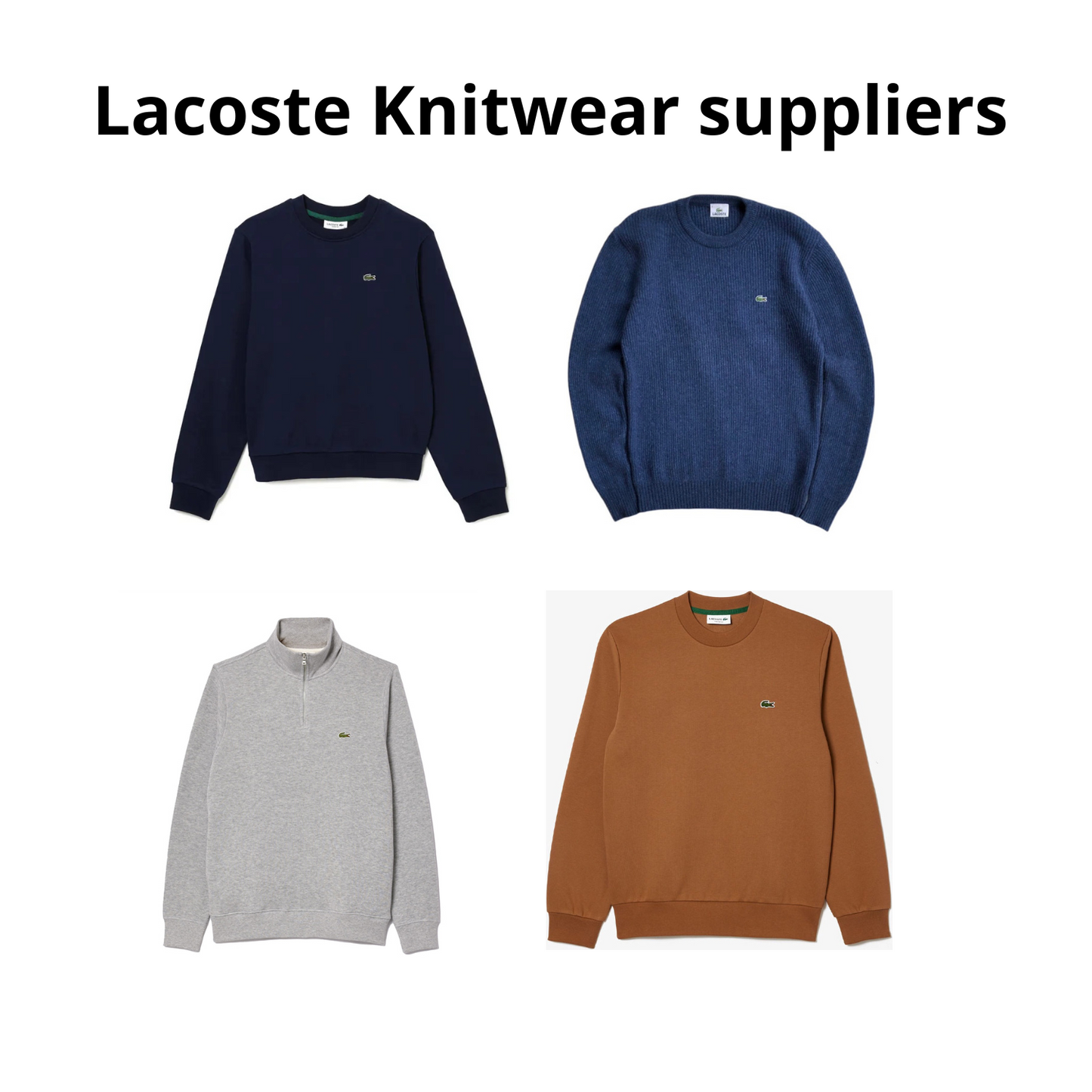 Lacoste Knitwear Suppliers